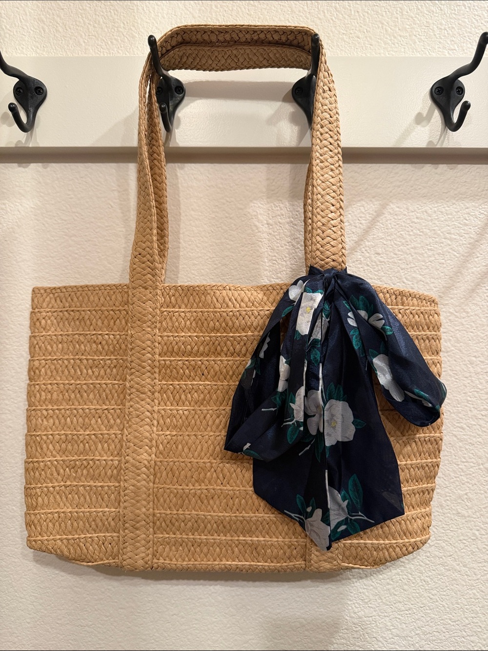 Draper James Everyday Straw Tote Bag